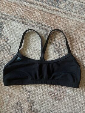Original Watermen Bikini Swim Top SMALL Black Rescue Elite Lifeguard Sports Bra